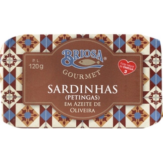 Sardinhas Petingas em Azeite 9/12 Peças lata 120 g - Briosa