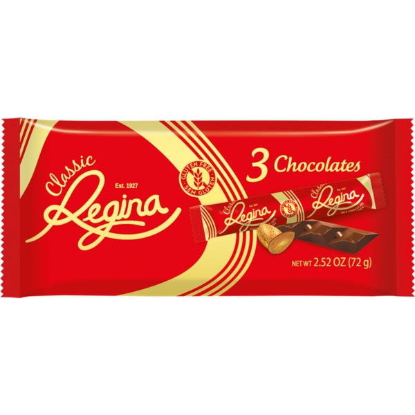 Chocolate de Leite com Amêndoas Pack 3 embalagem 24 g · Regina