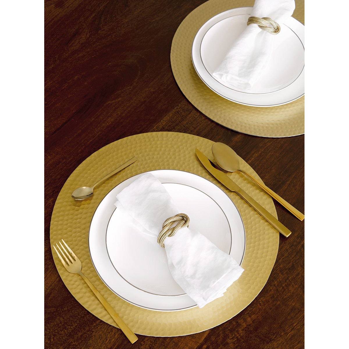 Cuchara de mesa Támesis Oro El Corte Inglés Dorado-3