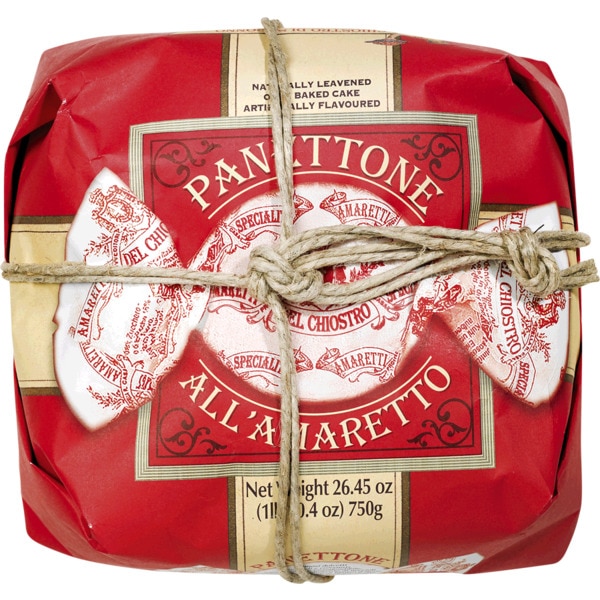Panettone Amaretto embalagem 750 g