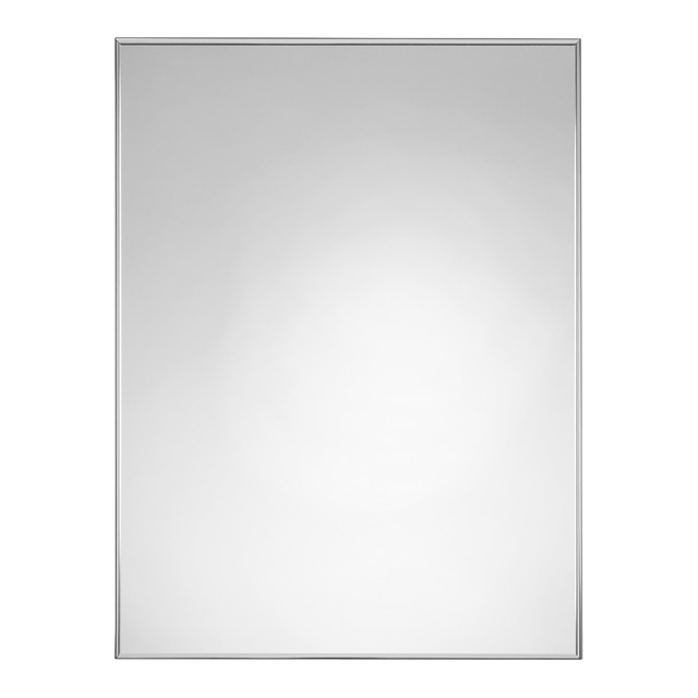 Imagem 0 de  Espelho de casa de banho rectangular com moldura de alumínio 80cm Disbainu