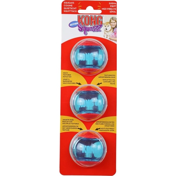 Brinquedo para Cão Action Médio embalagem 3 unidades