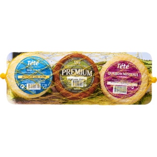 Conjunto de Queijos Curado Pack 3 unidade 300 g - Tété