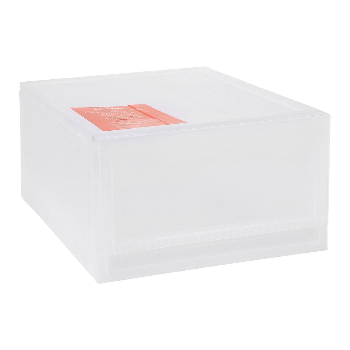 Boîte empilable Transparente