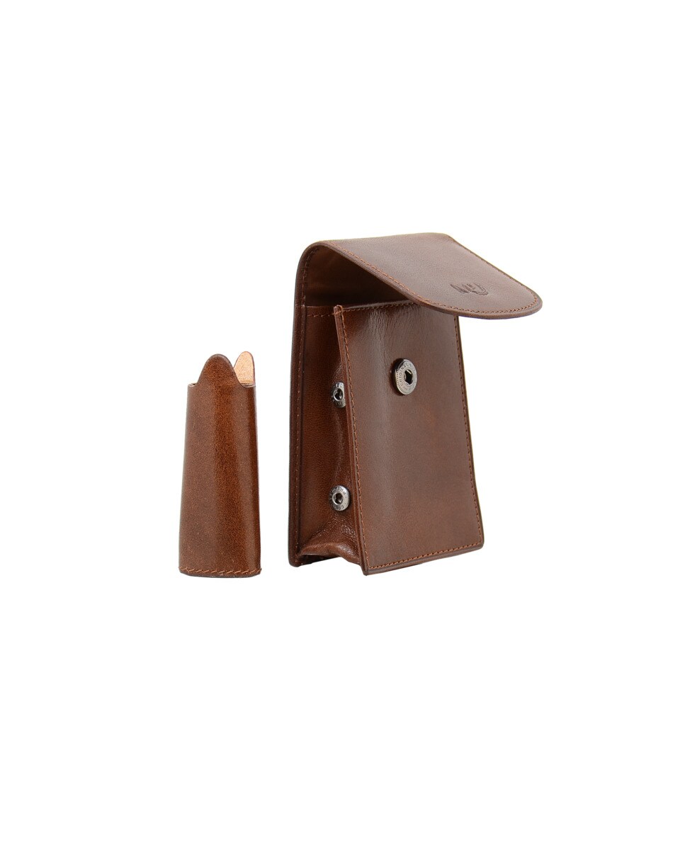 Cigarreira em Pele TAGUS B120277 em Vermelho 3