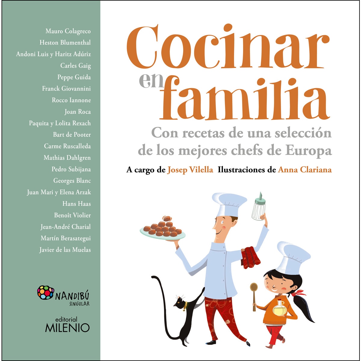 Imagem 0 de Cocinar en familia: Con recetas de una selección de los mejores chefs de Europa (Capa dura)