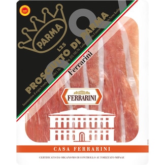 jamón curado italiano en lonchas DOP Parma envase 90 g - Ferrarini