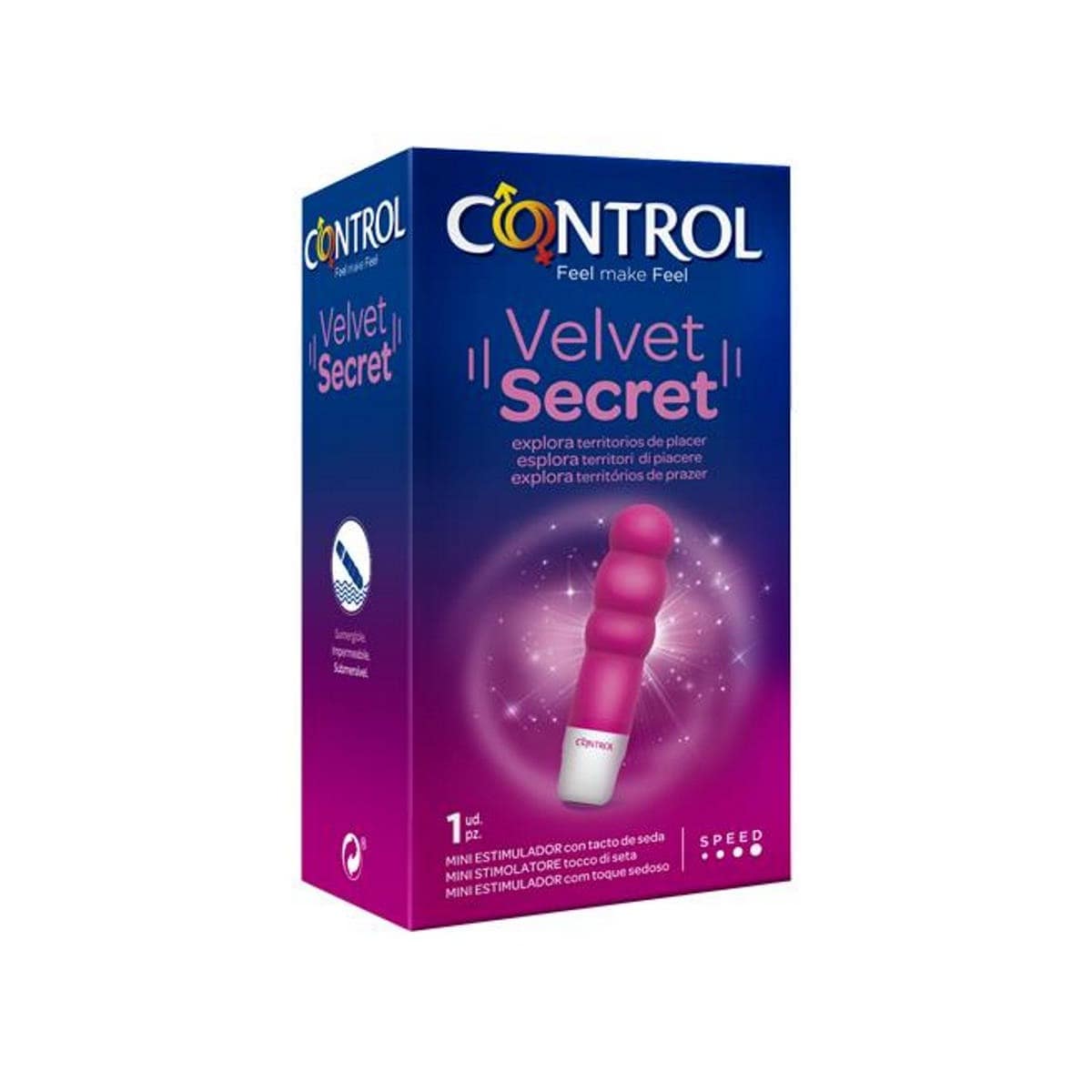 Mini Estimulador Velvet Secret Control 1