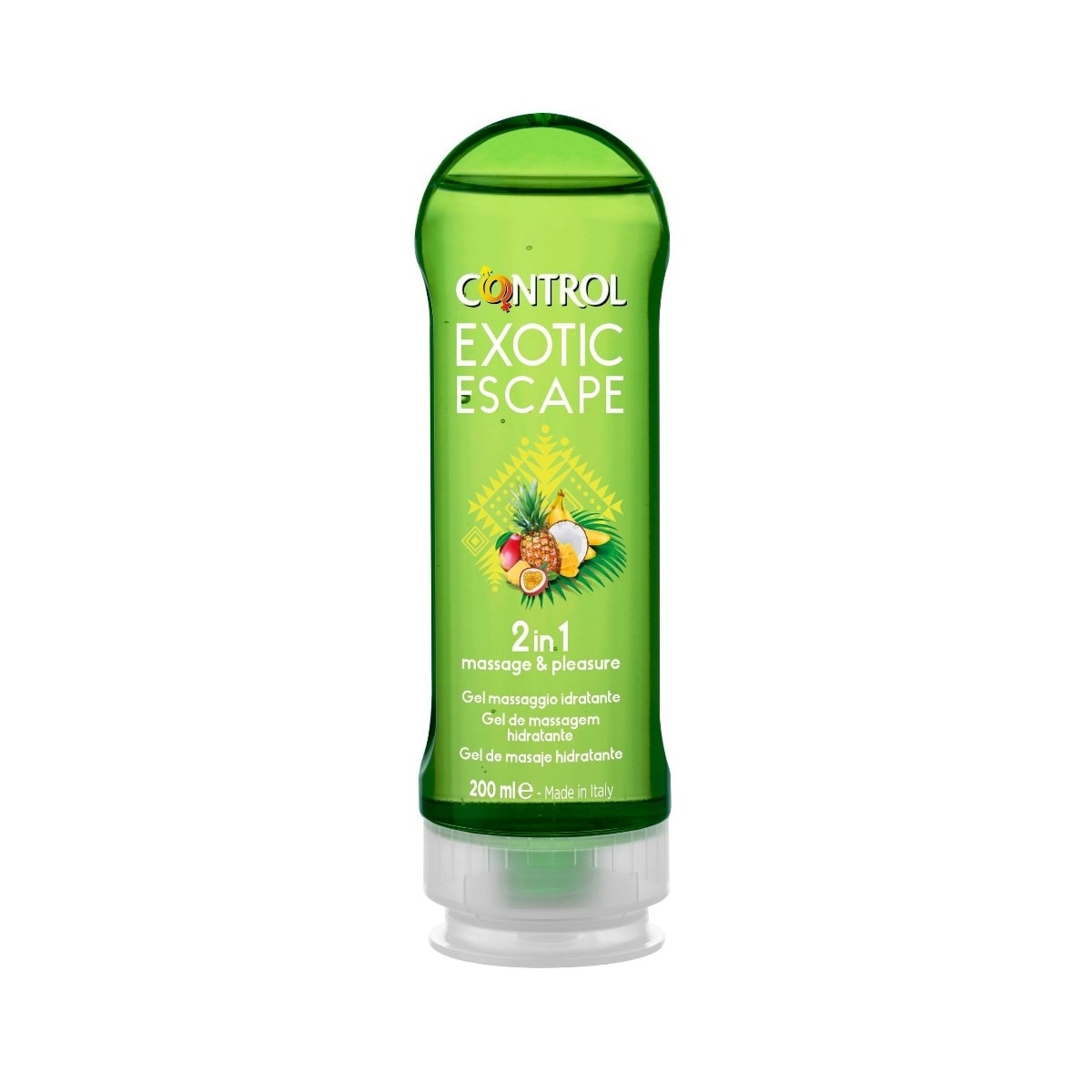 Gel de Massagem 2 in 1 Exotic Escape 200ml Control 1