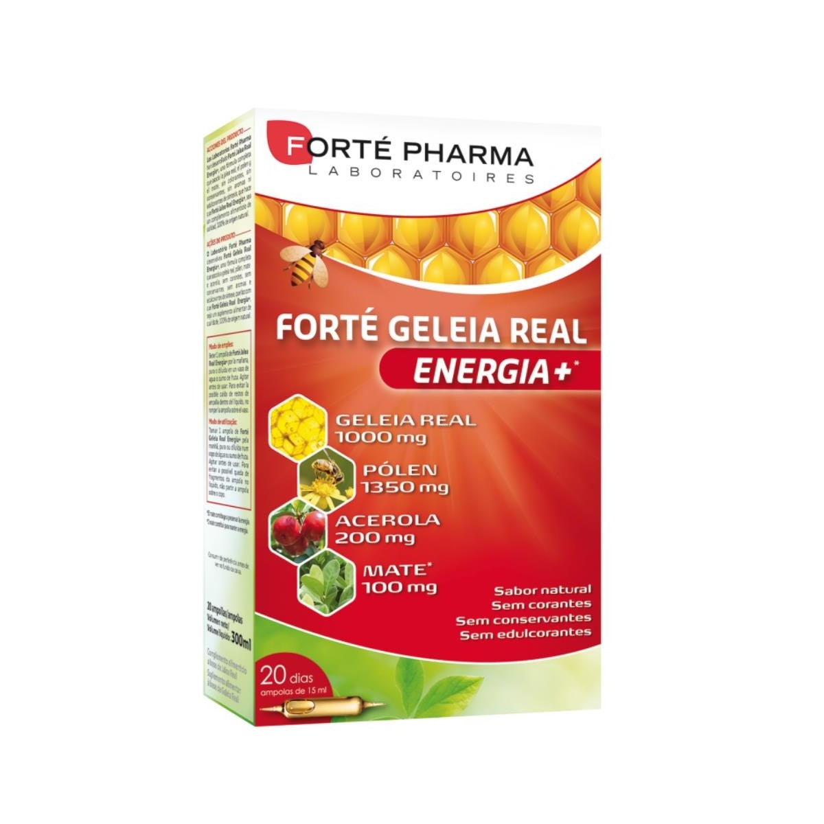 Imagem 0 de Suplemento Alimentar Geleia Real Energia+ 20x15ml Ampolas Forté Pharma