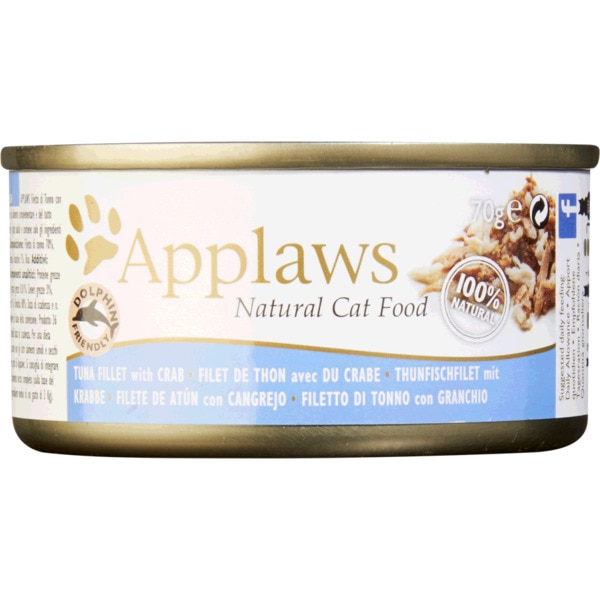 Comida Húmida para Gato de Atum com Caranguejo embalagem 70 g