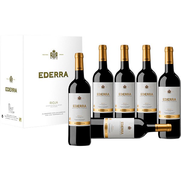 vino tinto reserva DOCa Rioja caja 6 botellas 75 cl