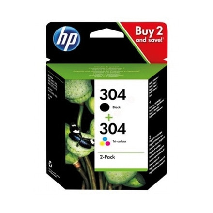 Pack ahorro original HP 304 negro / tricolor (3JB05AE) · El Corte Inglés