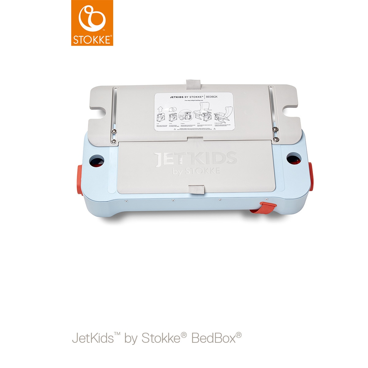 Maleta con cama de viaje Jetkids by Stokke ® Blue Sky azul claro · El Corte  Inglés