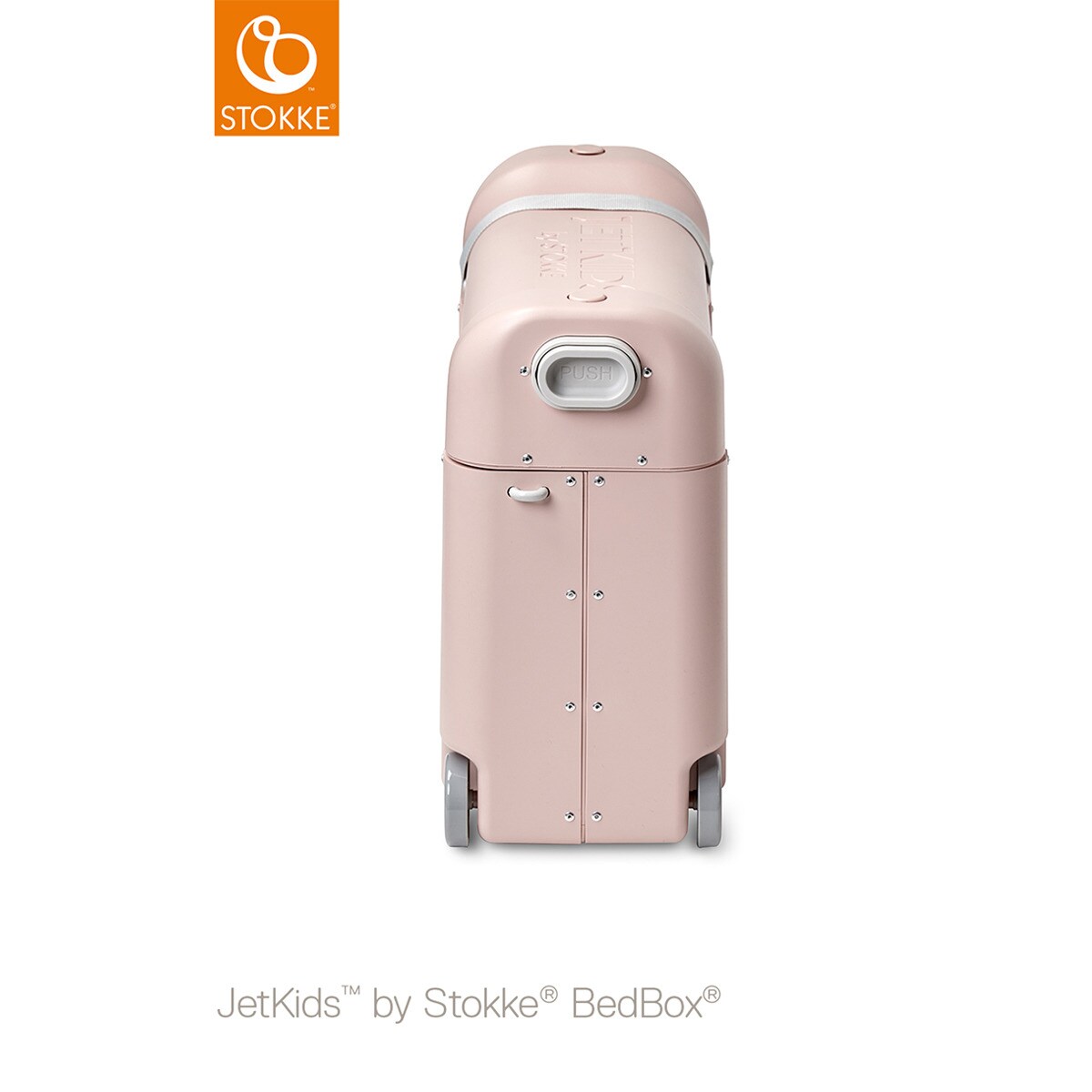 Maleta con cama de viaje Jetkids by Stokke ® Pink Limonade rosa claro · El  Corte Inglés