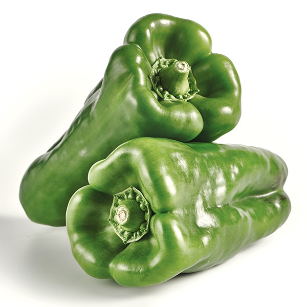 Pimiento lamuyo verde gordo al peso (peso aproximado de la unidad 300 g)