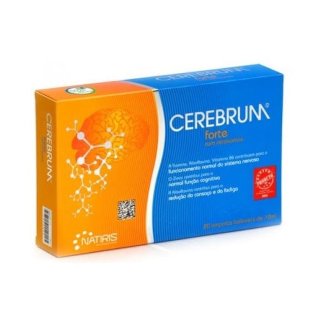 Imagem 0 de Suplemento Alimentar Cerebrum Forte com Cerosomas 20 Ampolas Natiris Natipharma