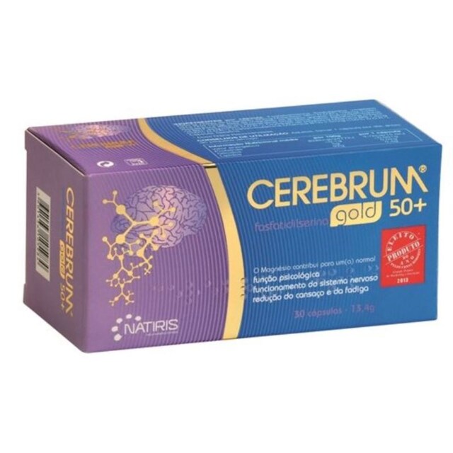 Imagem 0 de Suplemento Alimentar Cerebrum Gold 50+ 30 Cápsulas Natiris Natipharma