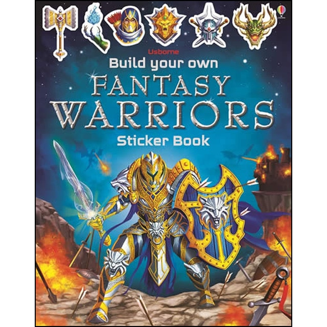 Imagem 0 de Build Your Own Fantasy Warriors Stickerbook