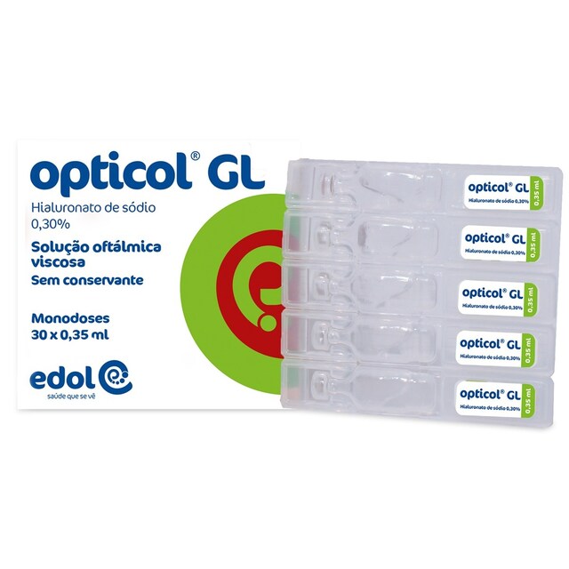 Imagem 0 de Solução Oftálmica Opticol GL Monodoses - 30x0,35 ml
