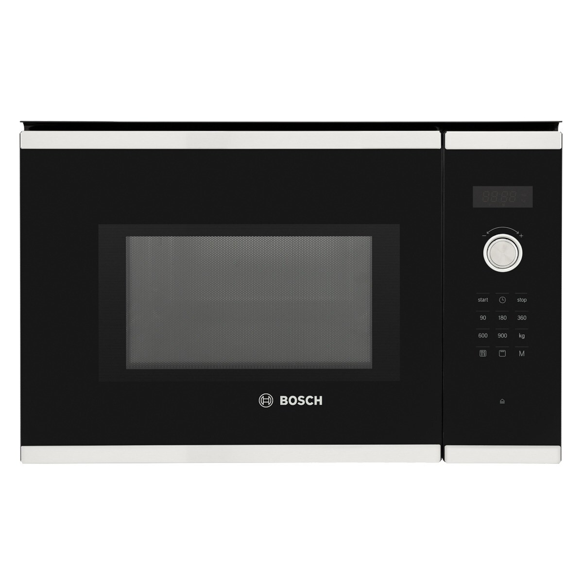 Micro-ondas de encastre BEL554MS0 com capacidade para 25 litros e grelhador Vidro preto/inox-1