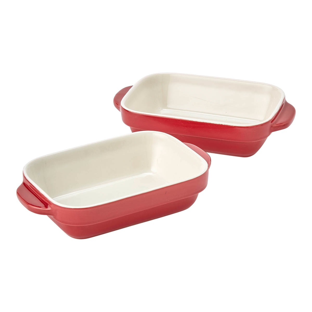 Lot de 2 plats à four en céramique