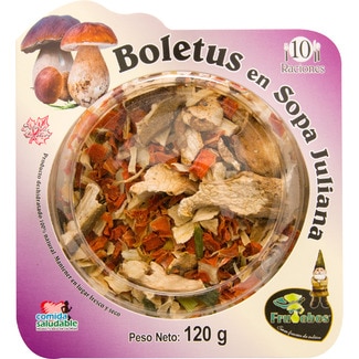 sopa juliana con boletus tarrina 120 g - Frutobos