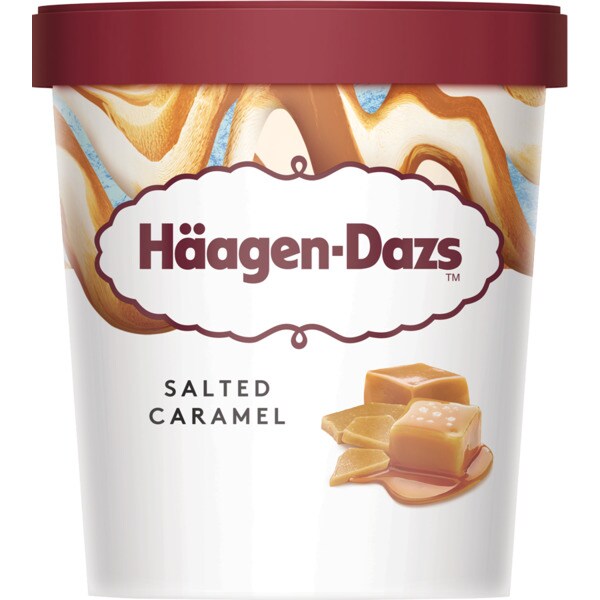 Haagen-Dazs Gelado de Caramelo Salgado embalagem 460 ml