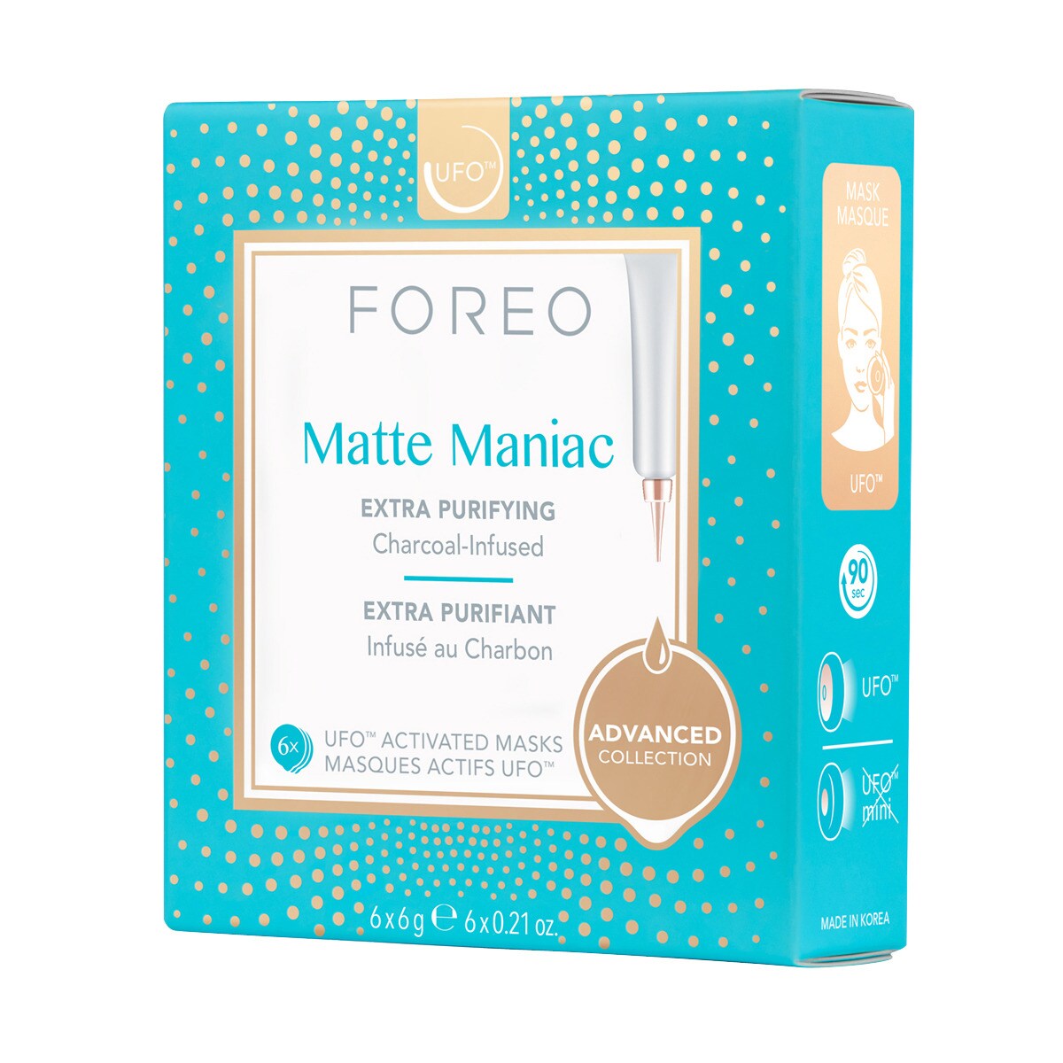 Foreo Matte Maniac UFO-Activated Mask 6 Pack-No Colour No Colour