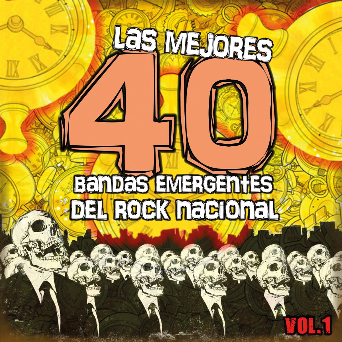 Las mejores 40 bandas emergentes del rock nacional, Vol.1 (CD) 1