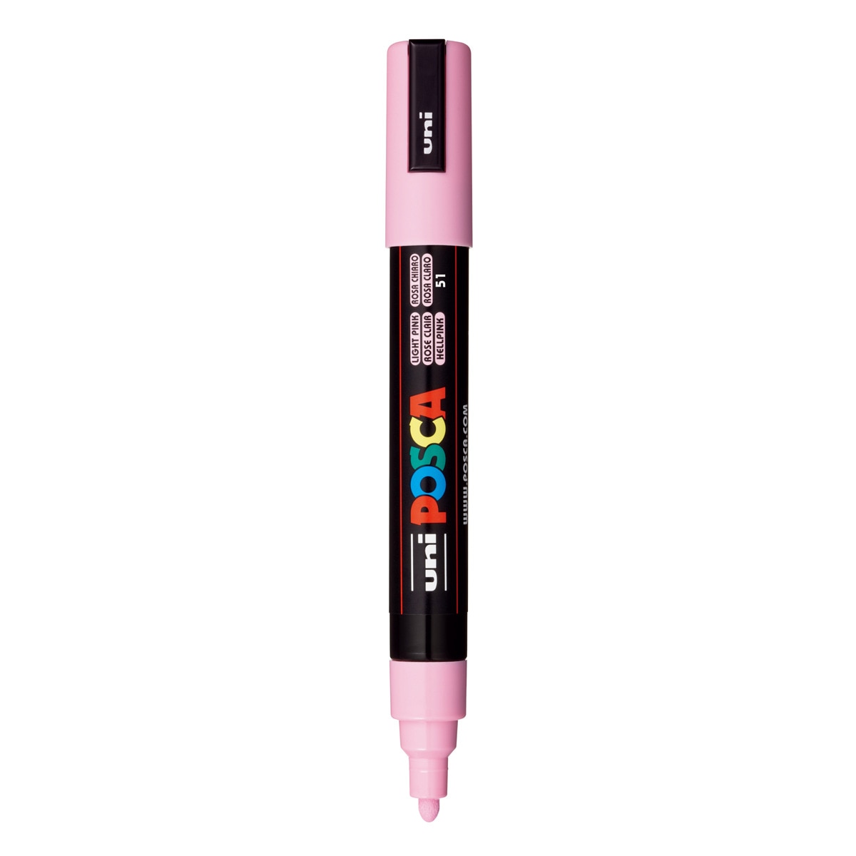 Uni Posca Marcador de Pintura Base al Agua 1,8-2,5 mm Rosa Claro Rosa claro-1