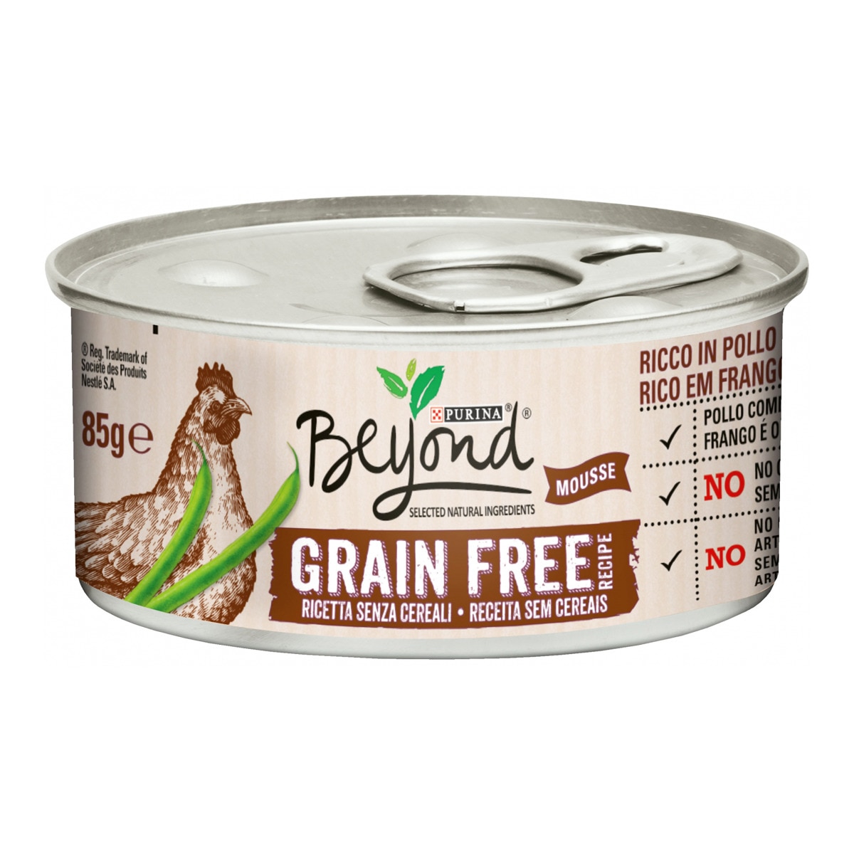 Purina Beyond - Comida Húmeda Para Gatos Adultos Grain Free Pollo 85 G
