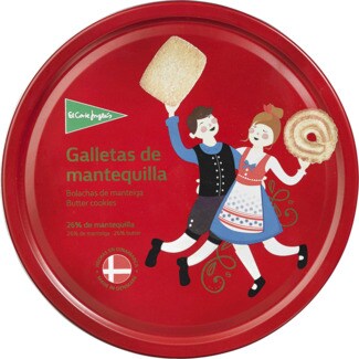 El Corte Inglés Bolachas de Manteiga lata 454 g
