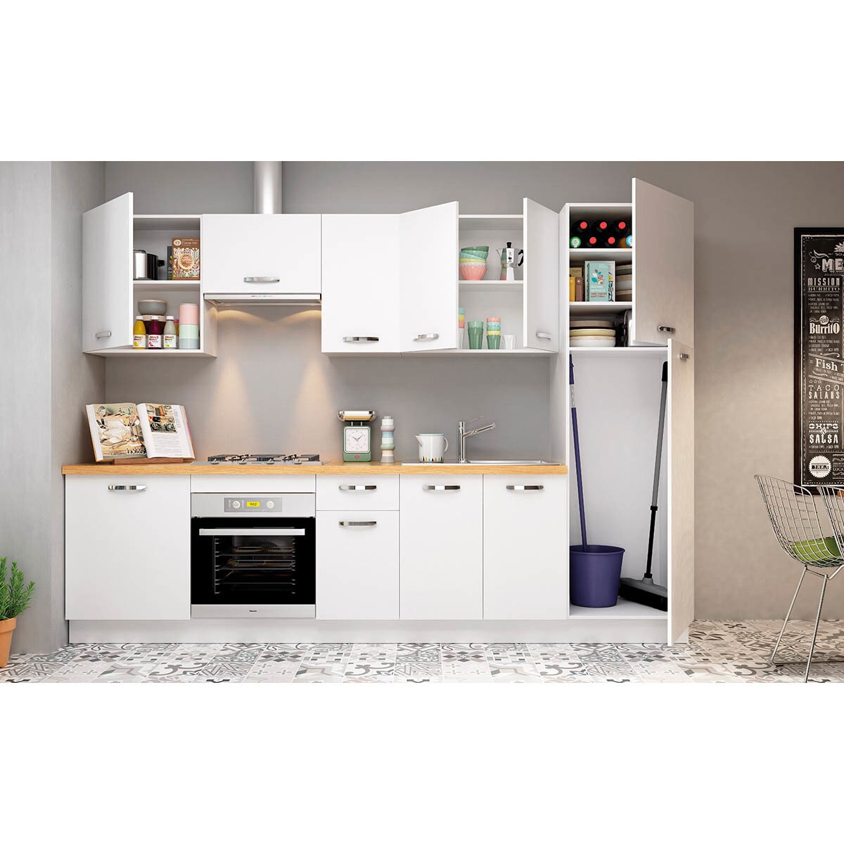 Módulo Bajo Horno Blanco-3