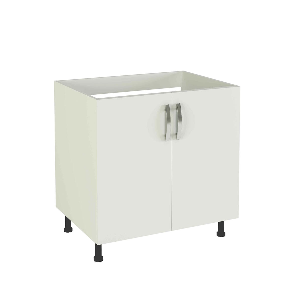 Módulo Bajo Fregadero 2 Puertas Blanco-1