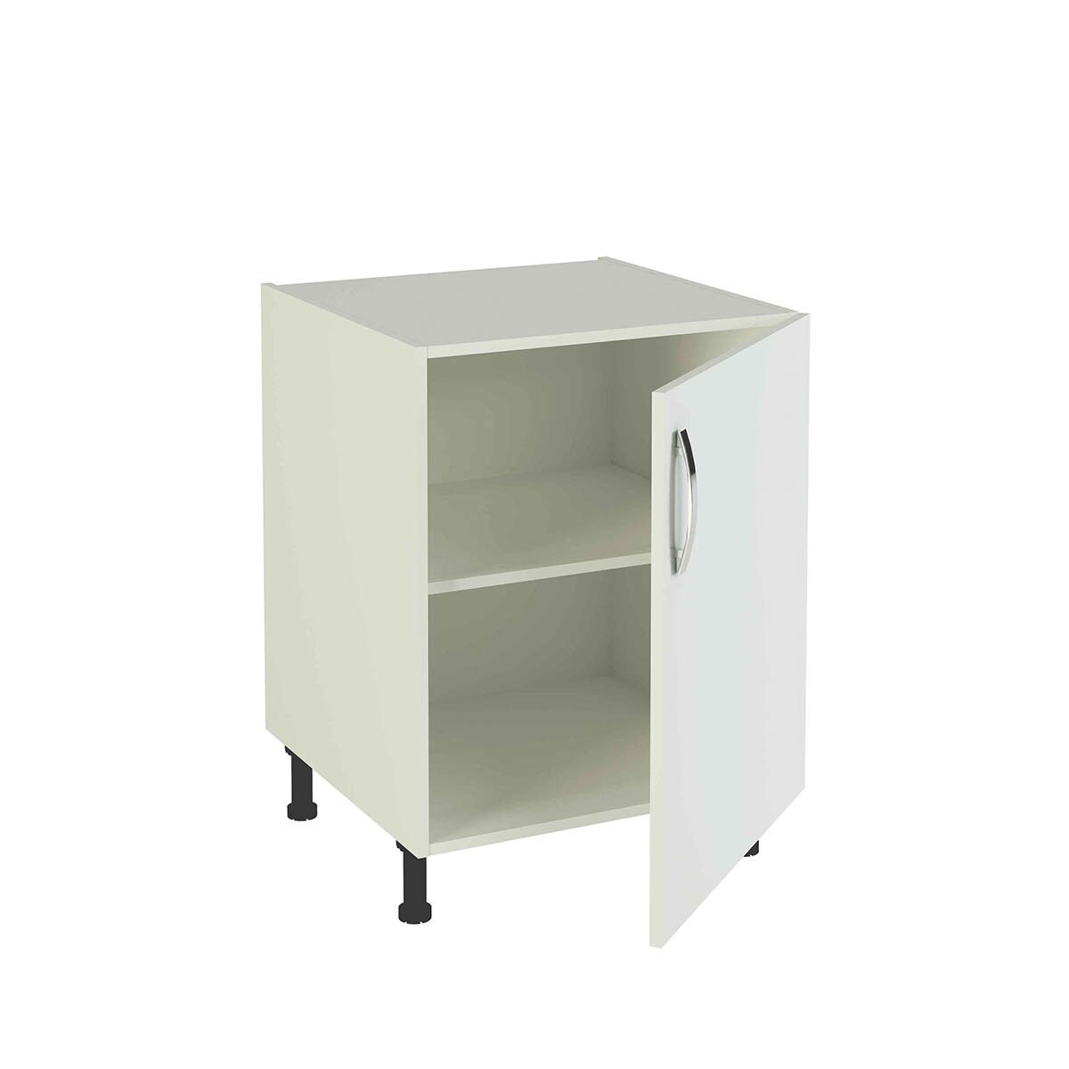 Módulo Bajo Cocina 1 Puerta Blanco-2