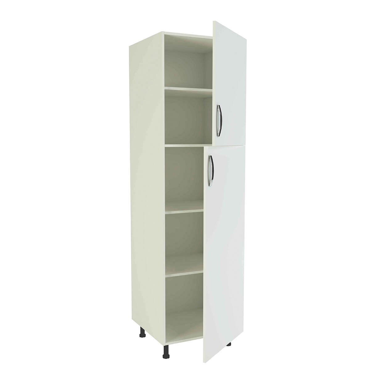 Módulo Columna 2 Puertas Blanco-2