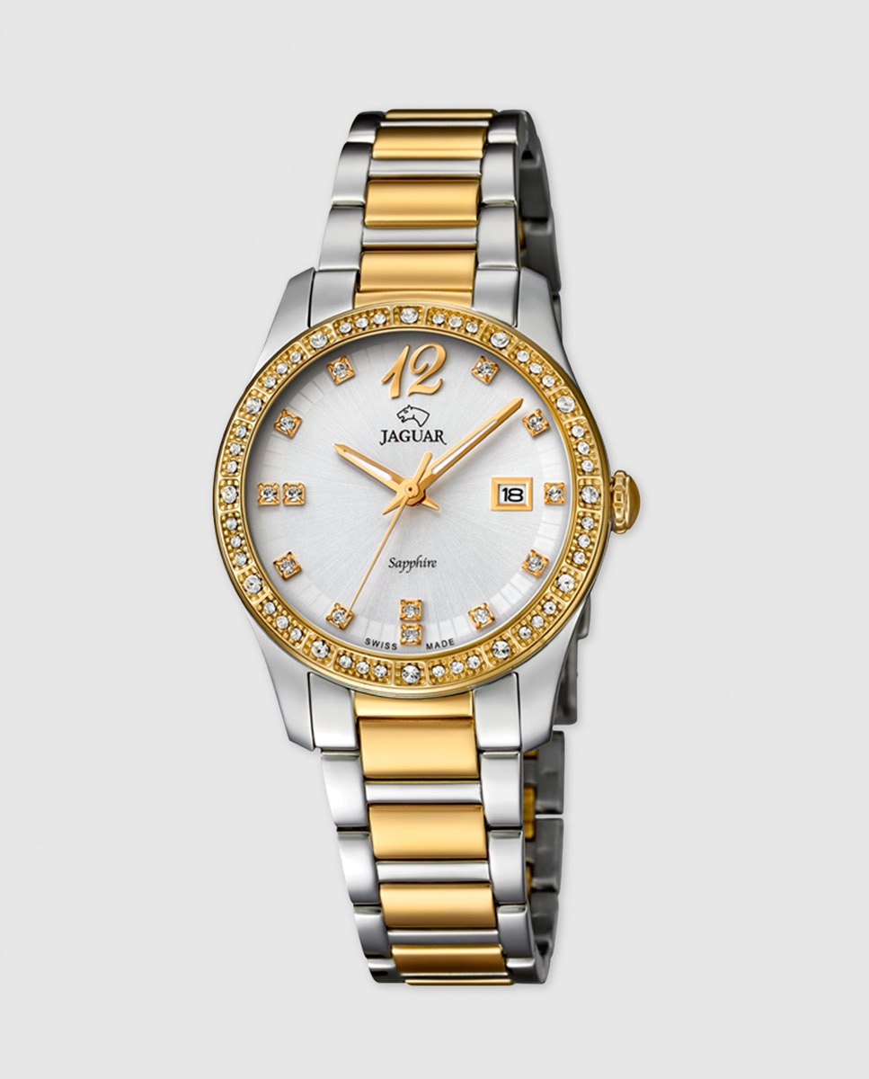 Reloj de mujer Jaguar Cosmopolitan J821/1 de acero bicolor · Jaguar