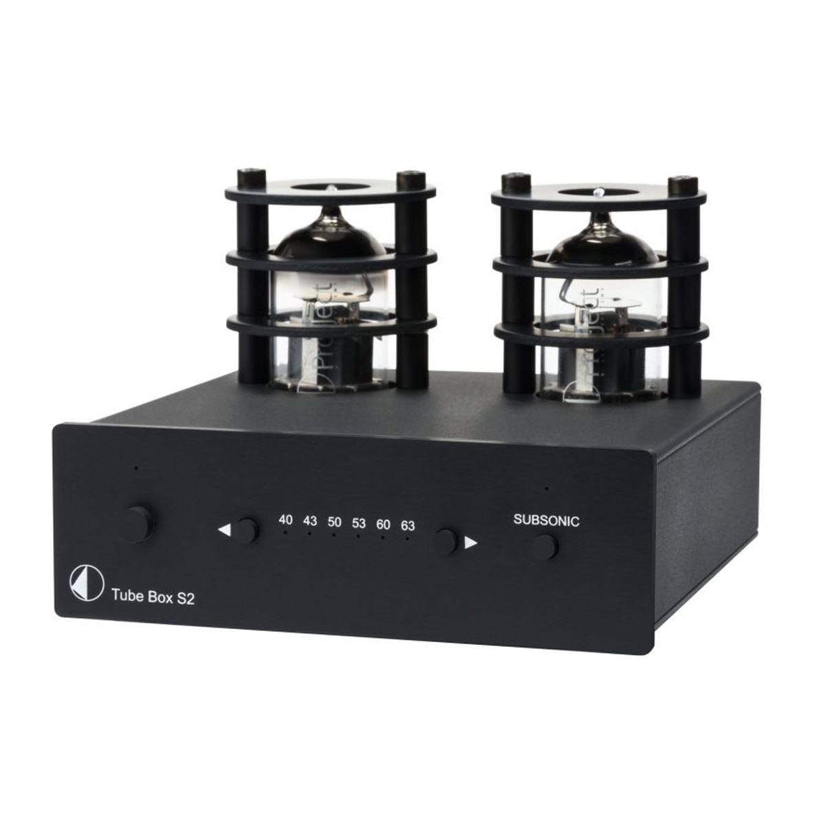 Preamplificador de fono a válvulas Pro-Ject Tube Box S2 negro Negro-1