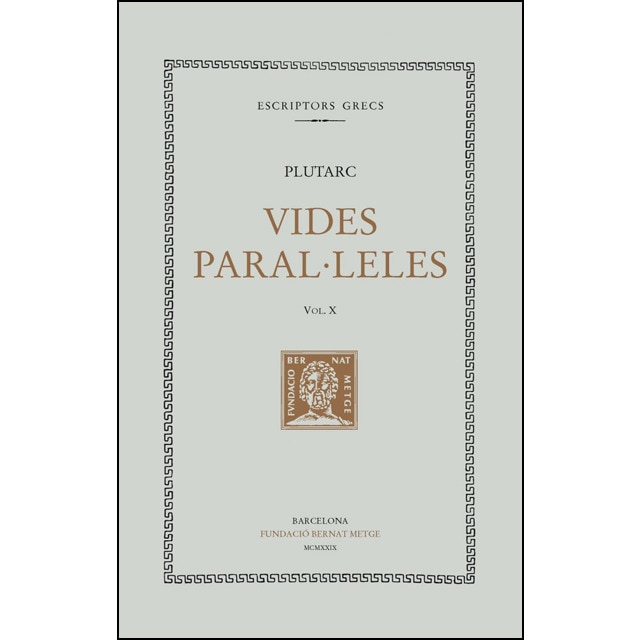 Vides paral·leles, vol. X: Demetri i Antoni (Capa mole) 1