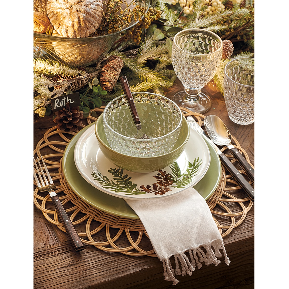 Serviço de cristal por peças Nancy transparente 6