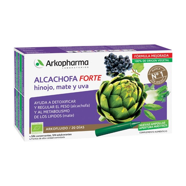 Imagem 0 de Suplemento Alimentar em Ampolas Arkofluído Alcachofra Forte - 20x15 ml