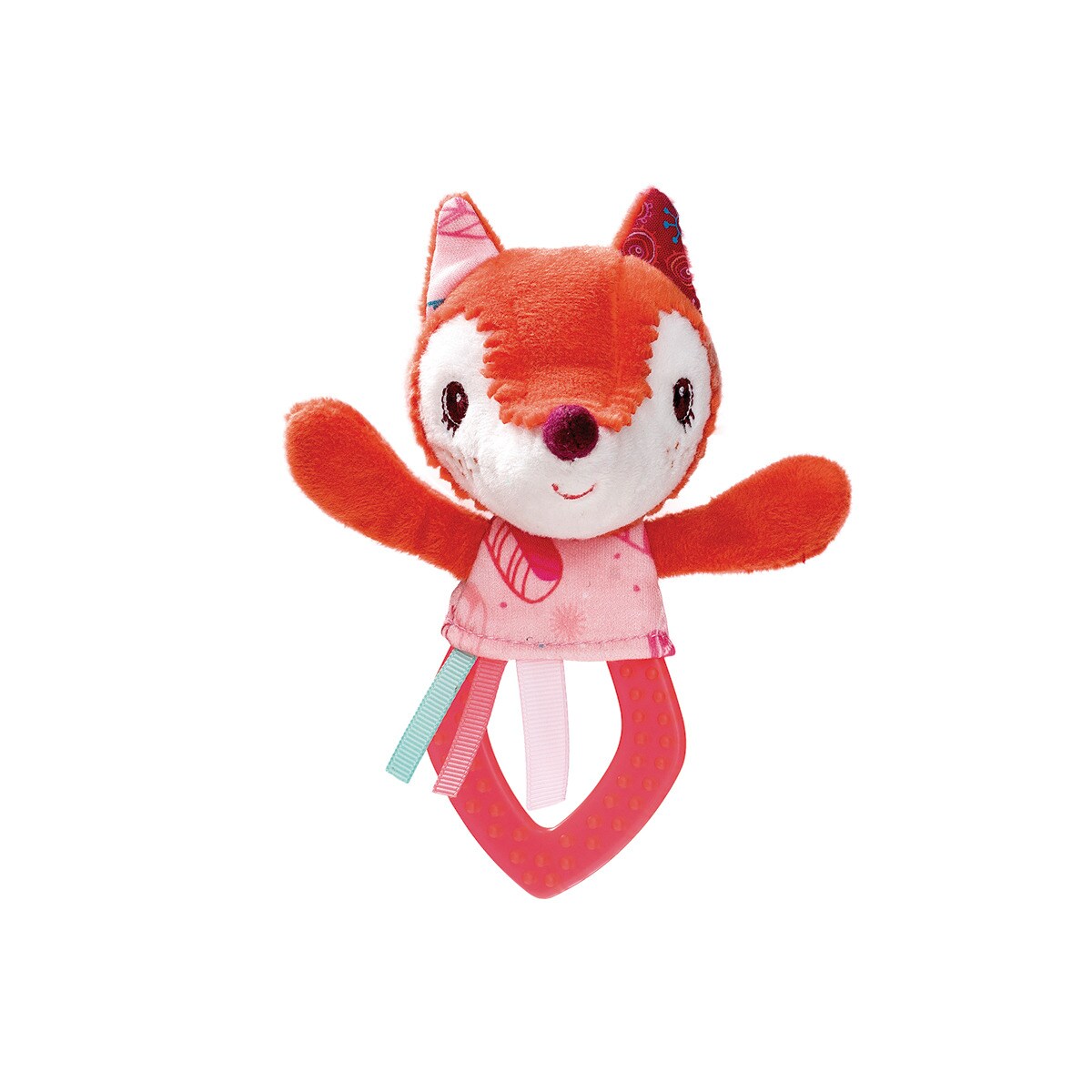 Lilliputiens - Sonajero/Mordedor Alice Vulpina Naranja