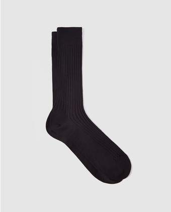 Calcetines de lana fina merino de hombre Ermenegildo Zegna cortos negros ·  Ermenegildo Zegna · El Corte Inglés