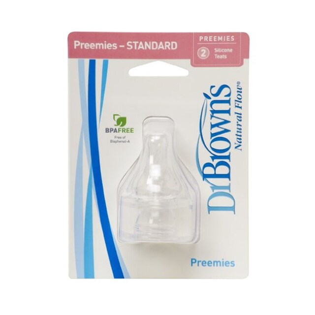 Imagem 0 de Natural Flow Tetina Prematuros 0M+ 2 tetinas Dr Brown's