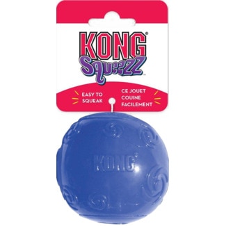 Brinquedo para Cão Bola Azul Médio embalagem 1 unidade - Kong Squeezz