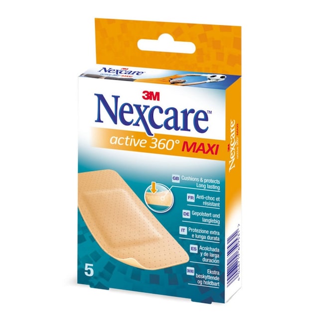 Imagem 0 de Pensos Rápidos Active 360° Maxi Nexcare - 5 pensos