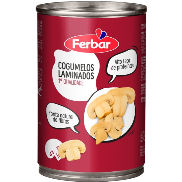 Cogumelos Laminados lata 290 g
