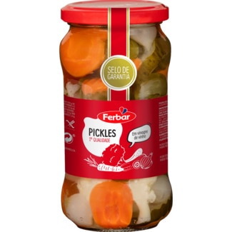 Pickles de Vinagre frasco 345 g - Ferbar