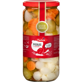 Pickles de Vinagre frasco 680 g - Ferbar